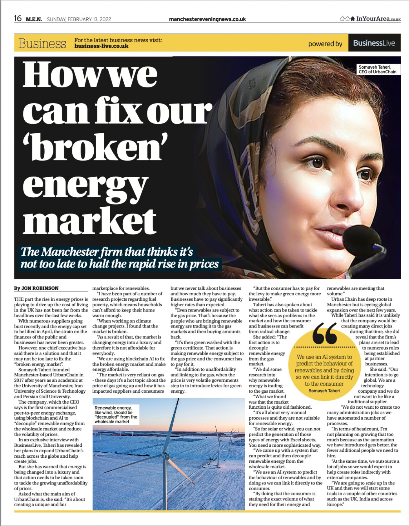 MEN Exclusive: Energy is being changed into a luxury