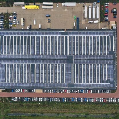 Pro Drive drone shot