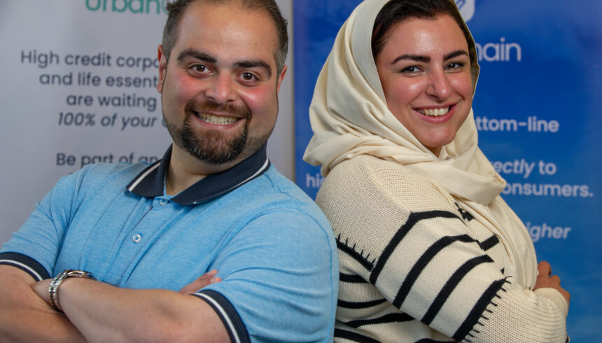 Urban Chain founders Mo Hajhashem and Somayeh Taheri